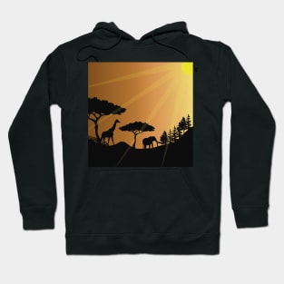 Fauna And Flora In Sunny Africa Hoodie